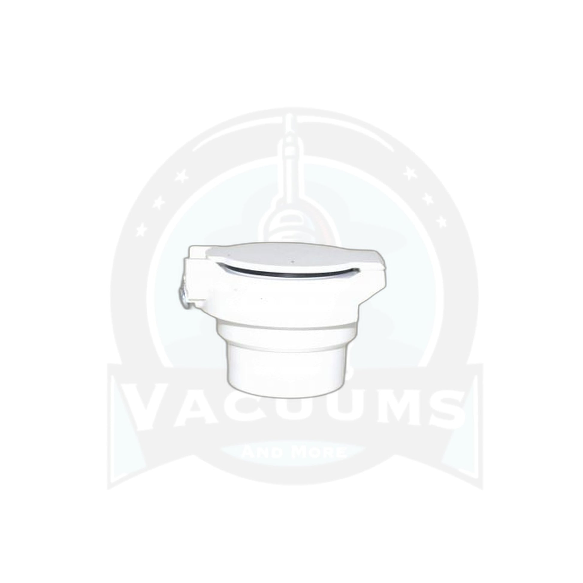 White Utility Valve - Vacuflo Central Vacuum Systems - Vacuflo