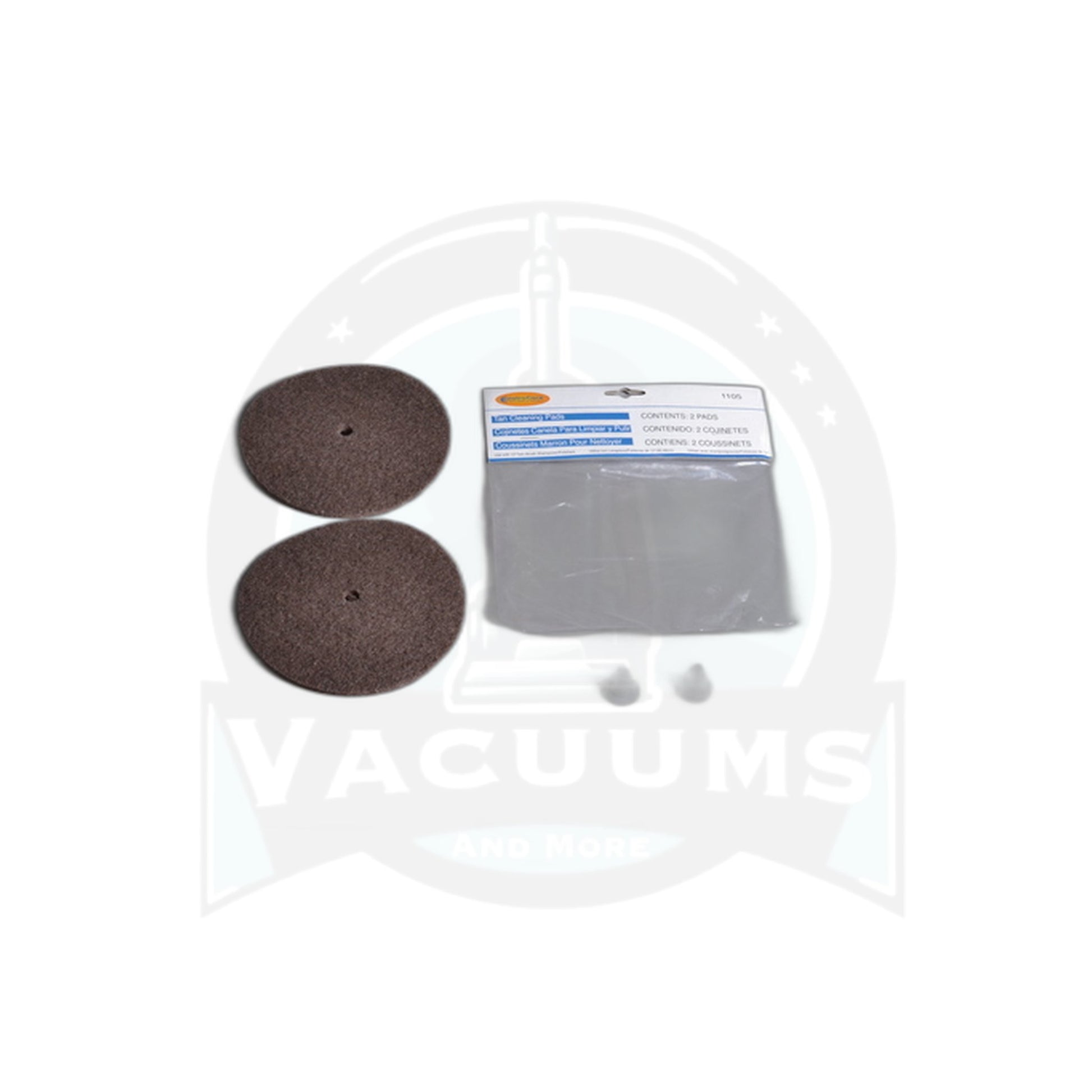 Tan Scrubbing Pads with Pad Holder - Fits All Floor Polishers (Small Hole) - Koblenz