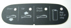 Display, for X4 and X5 (gray black) - SEBO