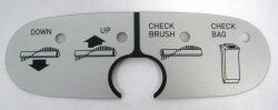 Display, on power head, for graphite X4 BOOST (silver) - SEBO