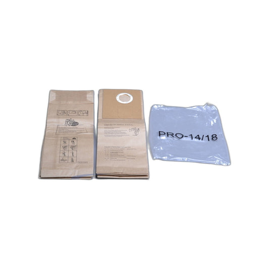 Oreck/Bissell Commercial Paper Bags 10-Pack - Fits PRO 14, 18, UP350