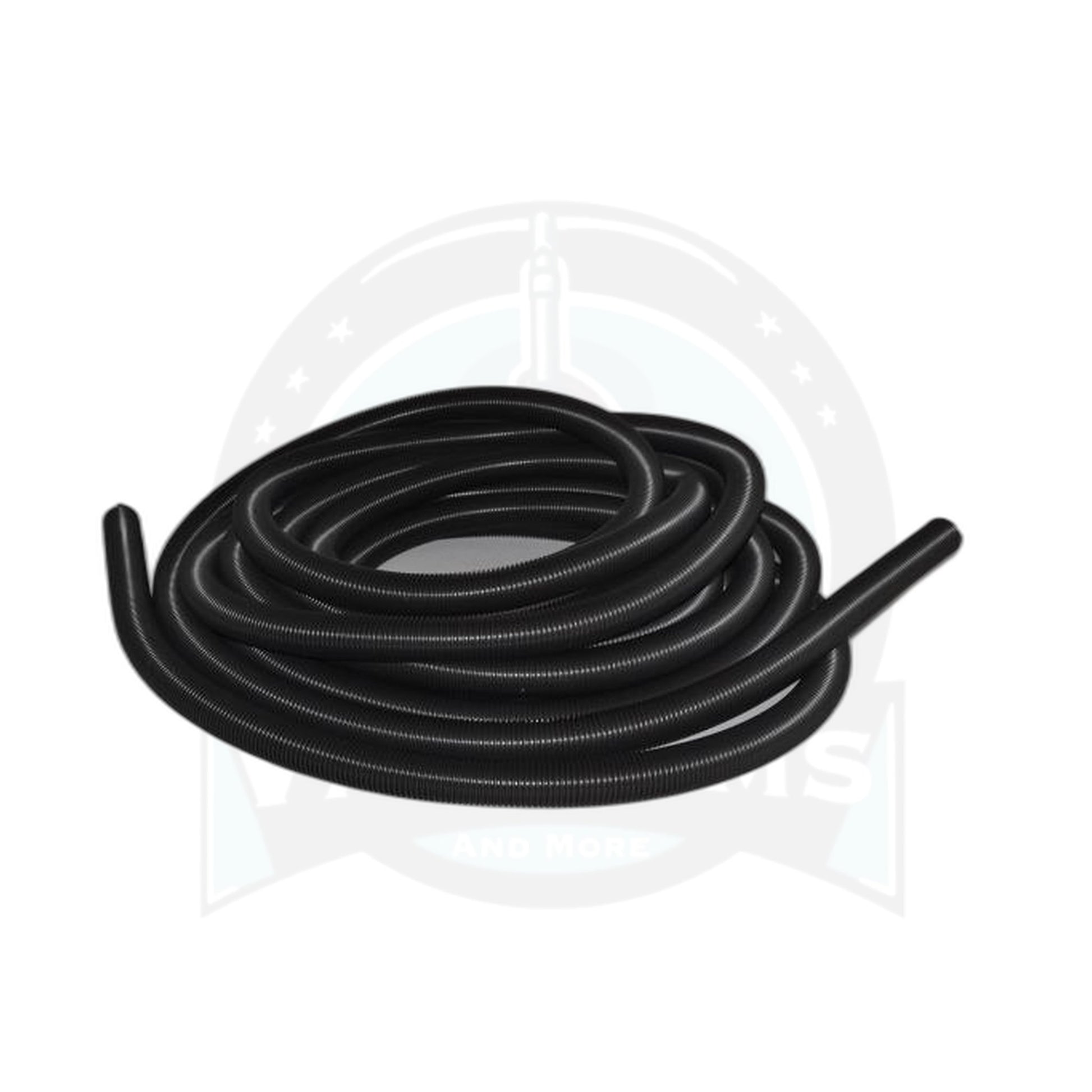 Black Crushproof Central Vacuum Hose - 1 1/4" x 50' - Vacuums and More