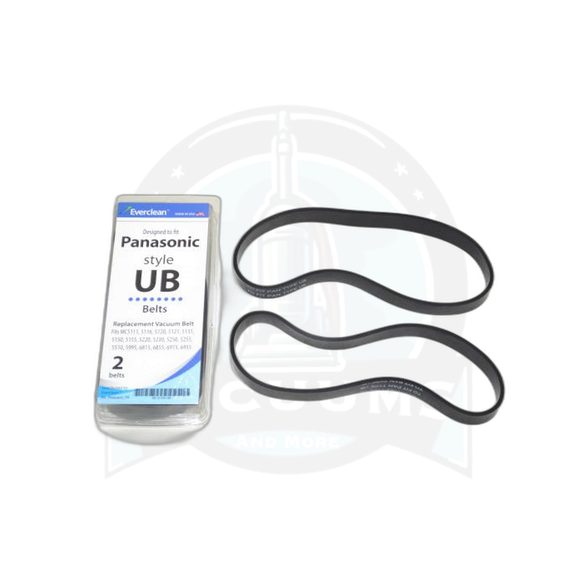 Panasonic Type UB Flat Belt 2-Pack - 5000 Series Upright - Panasonic