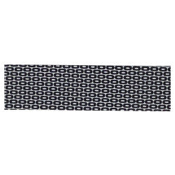 AIRBELT Textile, for D, K, and C, with 6048GS and 8034GS clips (black/silver, ovals) - SEBO