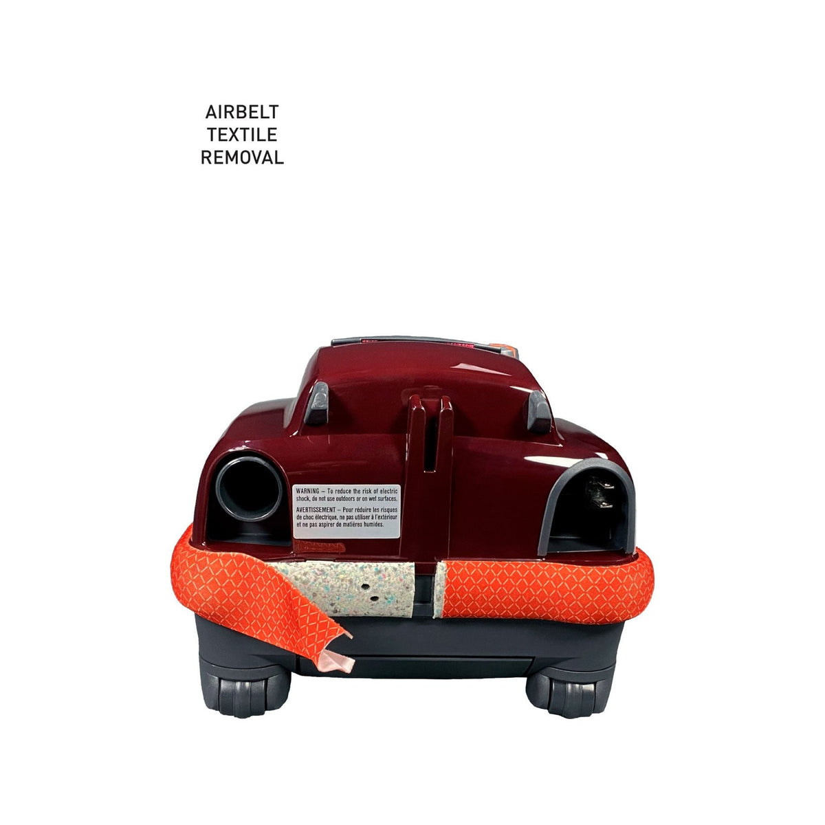 SEBO AIRBELT K3 Premium Canister Vacuum with ET-1 Power Head and Parquet Brush (Red)