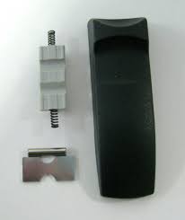 Slider Button, complete (with 2 springs, slider, lock, and cap), for 6270GS Telescopic Tube (gray black) - Image 3