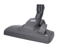Combination Floor Nozzle, optional for all canisters (gray black).  Smaller head, one wheel, and plastic bottom plate