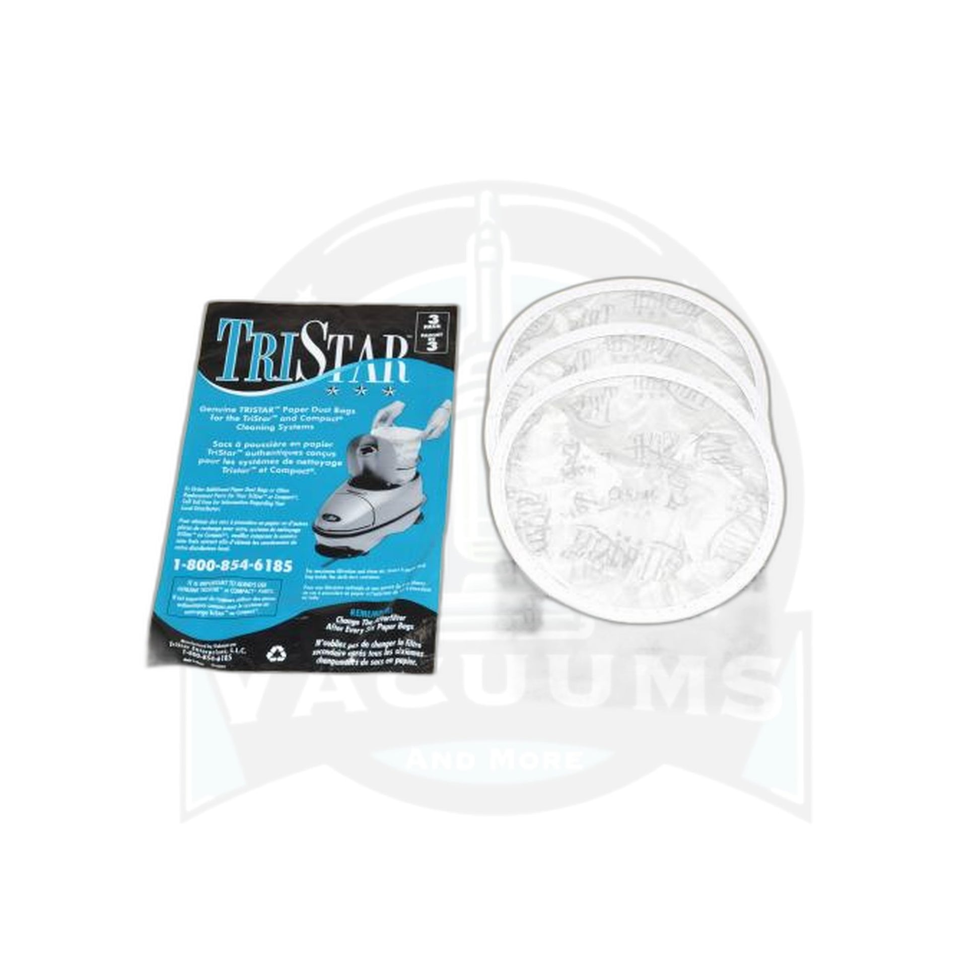 TriStar Canister Paper Bags - 3 Pack - TriStar