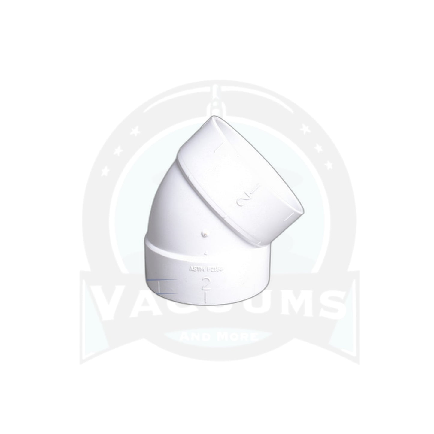 Central Vacuum 45-Degree Elbow - Standard Fitting - Titan