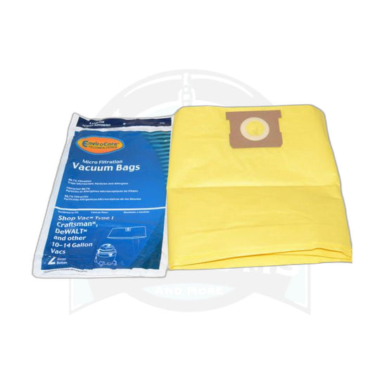 Micro-Filtration Paper Bags - Shop-Vac 10-14 Gallon (2-Pack)