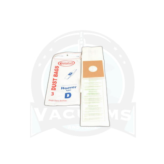 Hoover Style D Dial-A-Matic Upright Vacuum Bags - 3 Pack - Hoover
