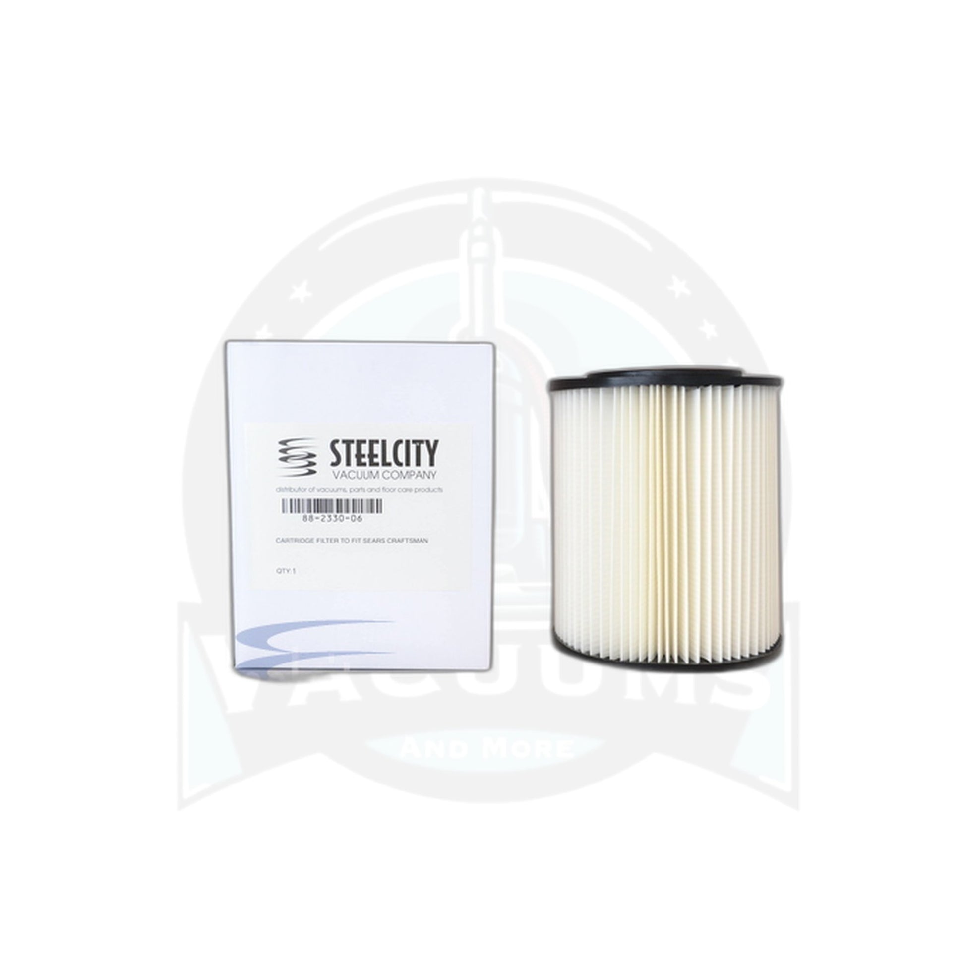 Cartridge Filter / Ridgid with D ( 9IN Tall ) - Open Top and Bottom - Ridgid