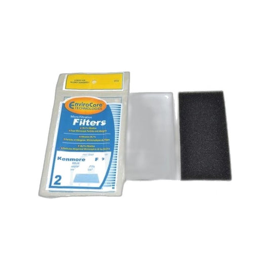 Kenmore CF-2 Upright Door Foam Filter, 2-Pack