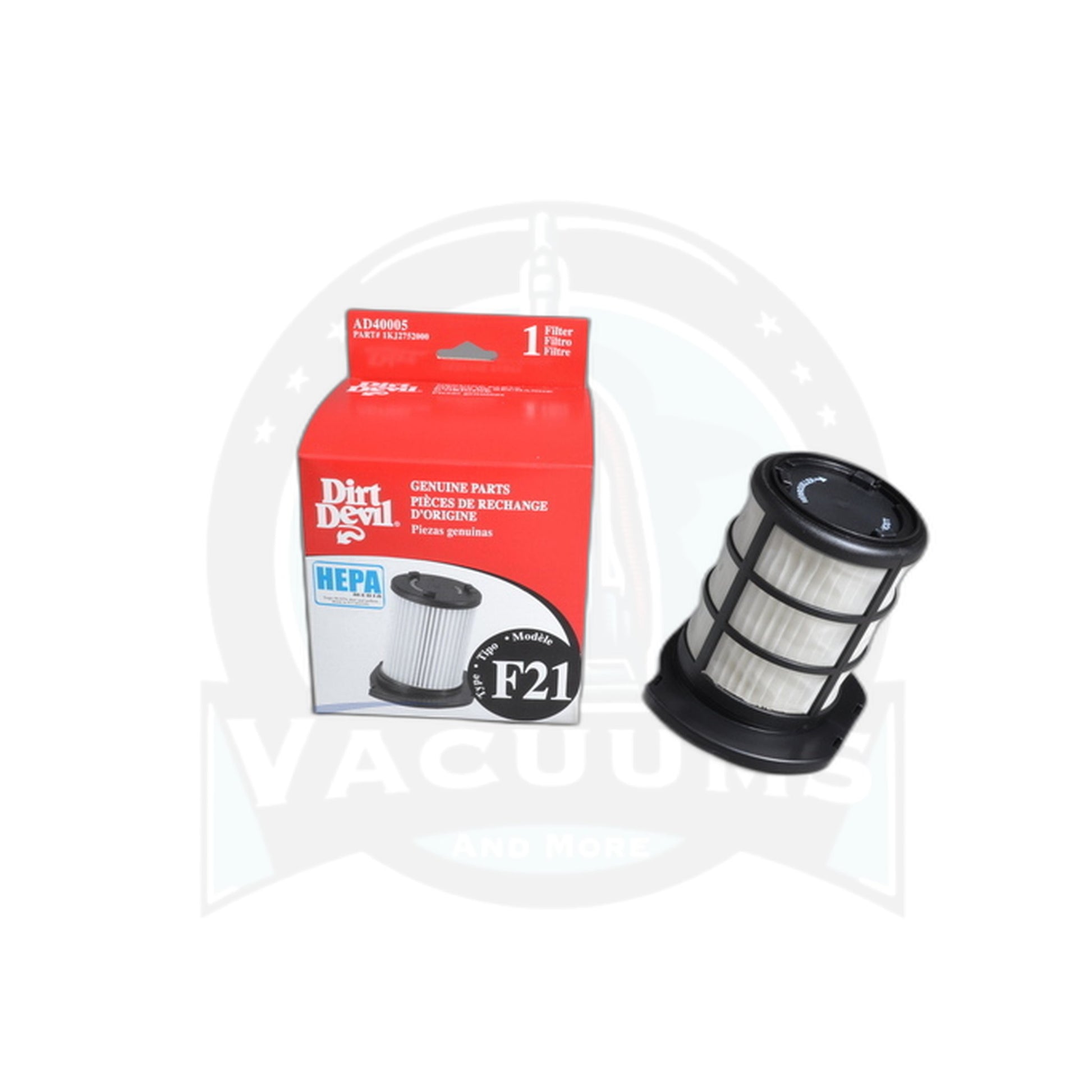Dirt Devil HEPA Filter Kit F-21 - Royal 082750 Vision - Dirt Devil