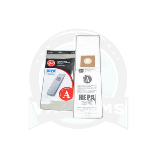 Hoover Style A Vacuum Bags HEPA Filtration - 2 Pack - Hoover