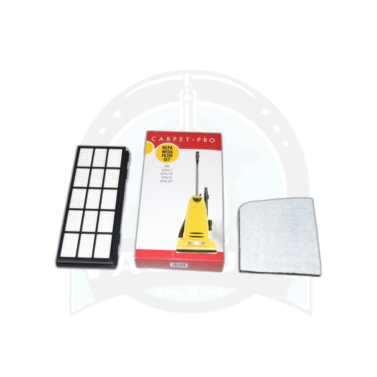 Carpet Pro HEPA and Secondary Filter Set - CPU-2 and CPU-2T - Carpet