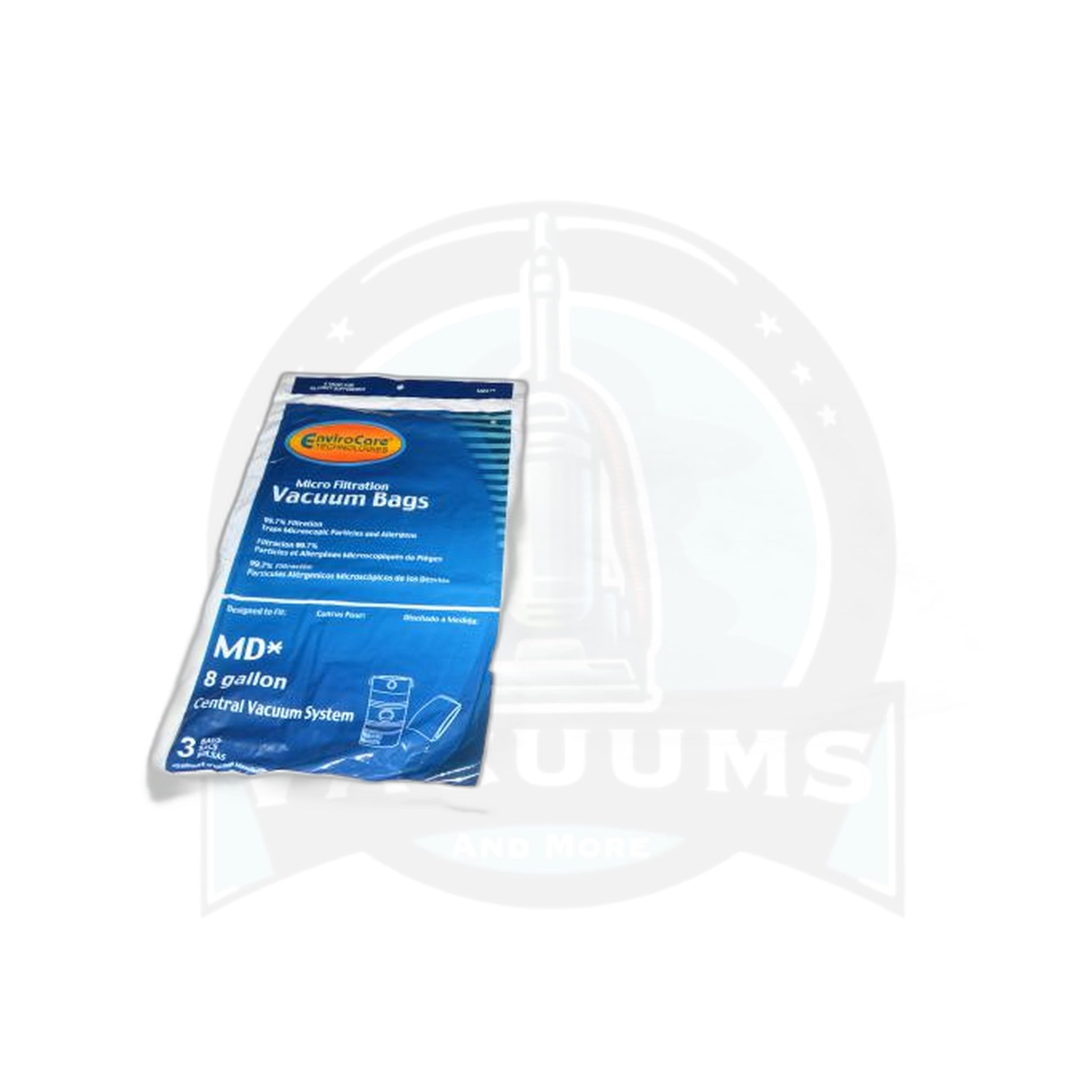 Paper Bags - Modern Day Central Vacuum, 8 Gallon, 3 Pack - Modern Day