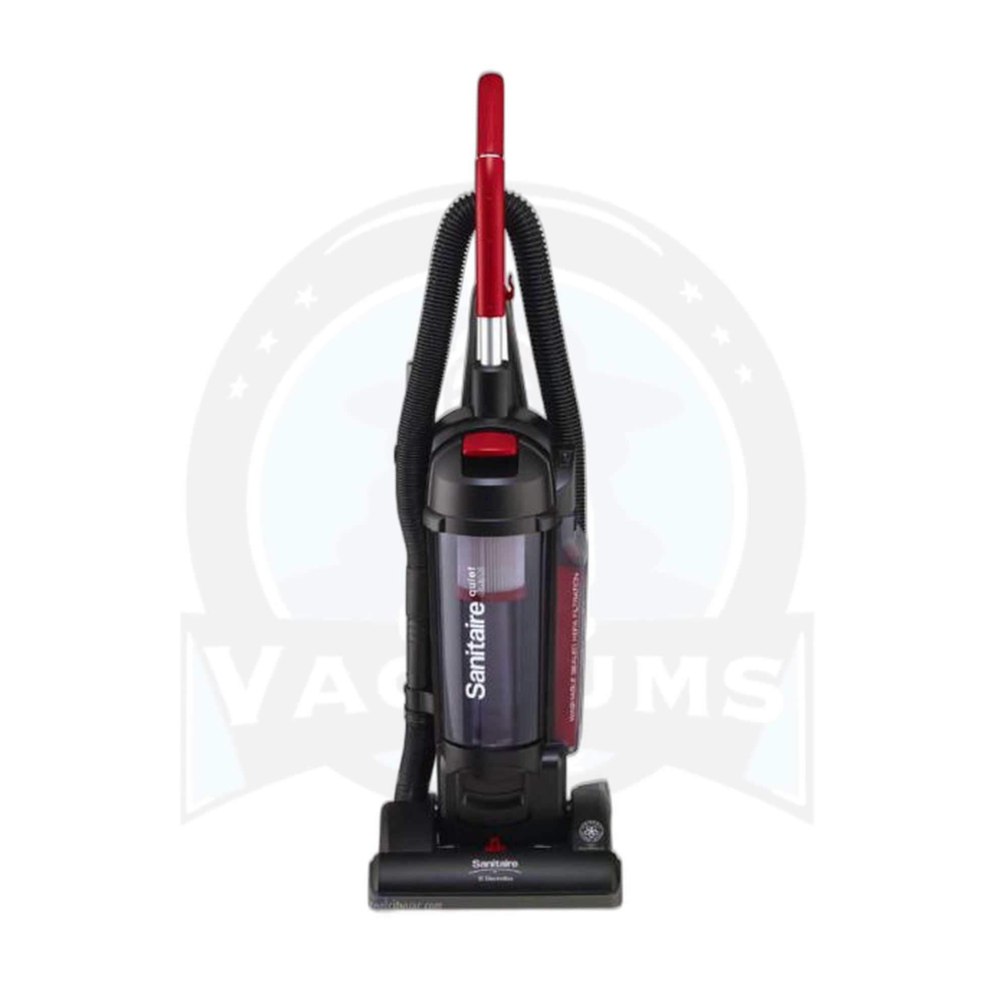 Sanitaire SC-5745 Bagless 13" Commercial Upright Vacuum - Red - with Tools - Sanitaire