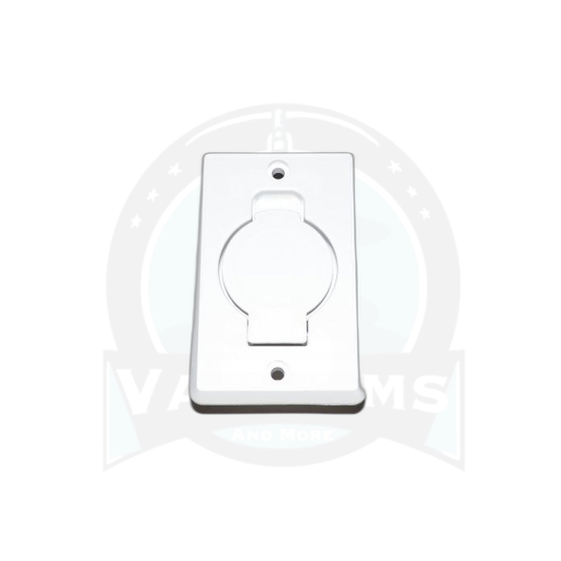 Plastiflex Inlet Valve with Round Door - White - Plastiflex