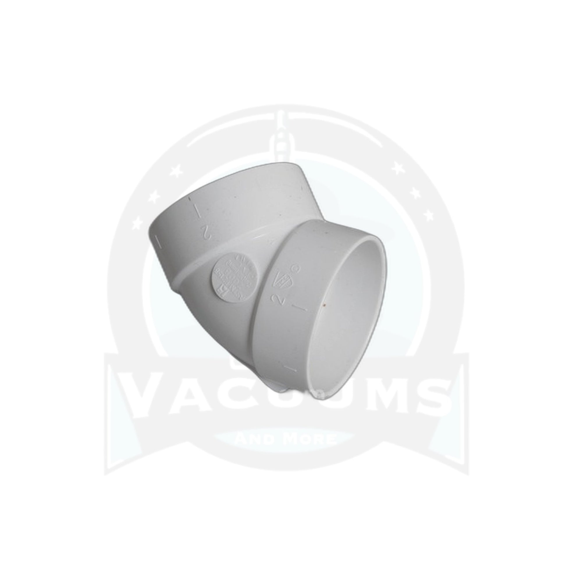 45-Degree Sweep Elbow - Plastiflex Central Vacuum - Plastiflex