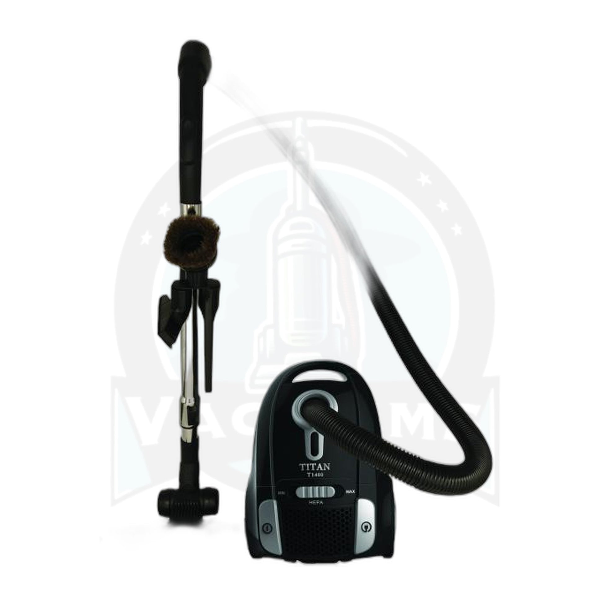 Titan T1400 Compact Canister Vacuum with Cord Reel - Titan