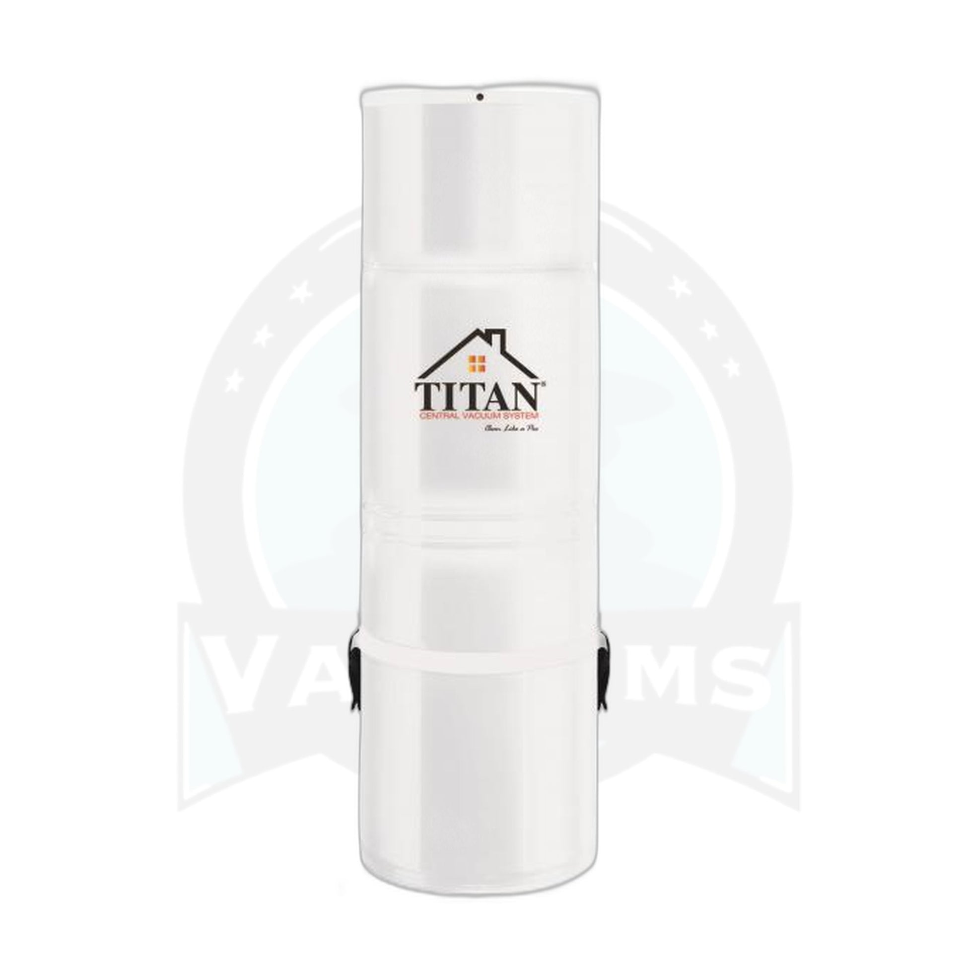 Titan TCS7702 Central Vacuum - 7500 Sq Ft, 138" Water Lift, 5 Gal - Titan