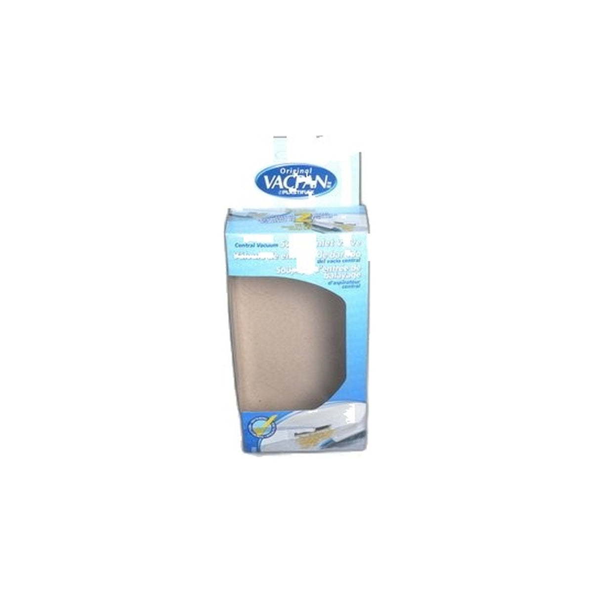 Plastiflex White Central Vacuum Pan