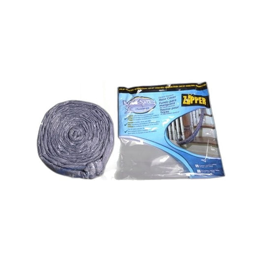Zipper Hose Sock - Plastiflex, 30 ft, Gray