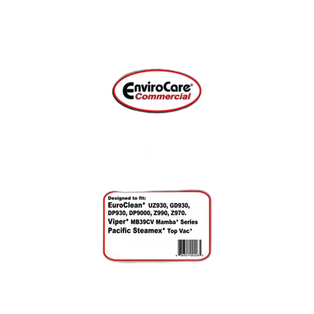 Euroclean Enviro 2-Ply Micro Paper Vacuum Bags, 10-Pack