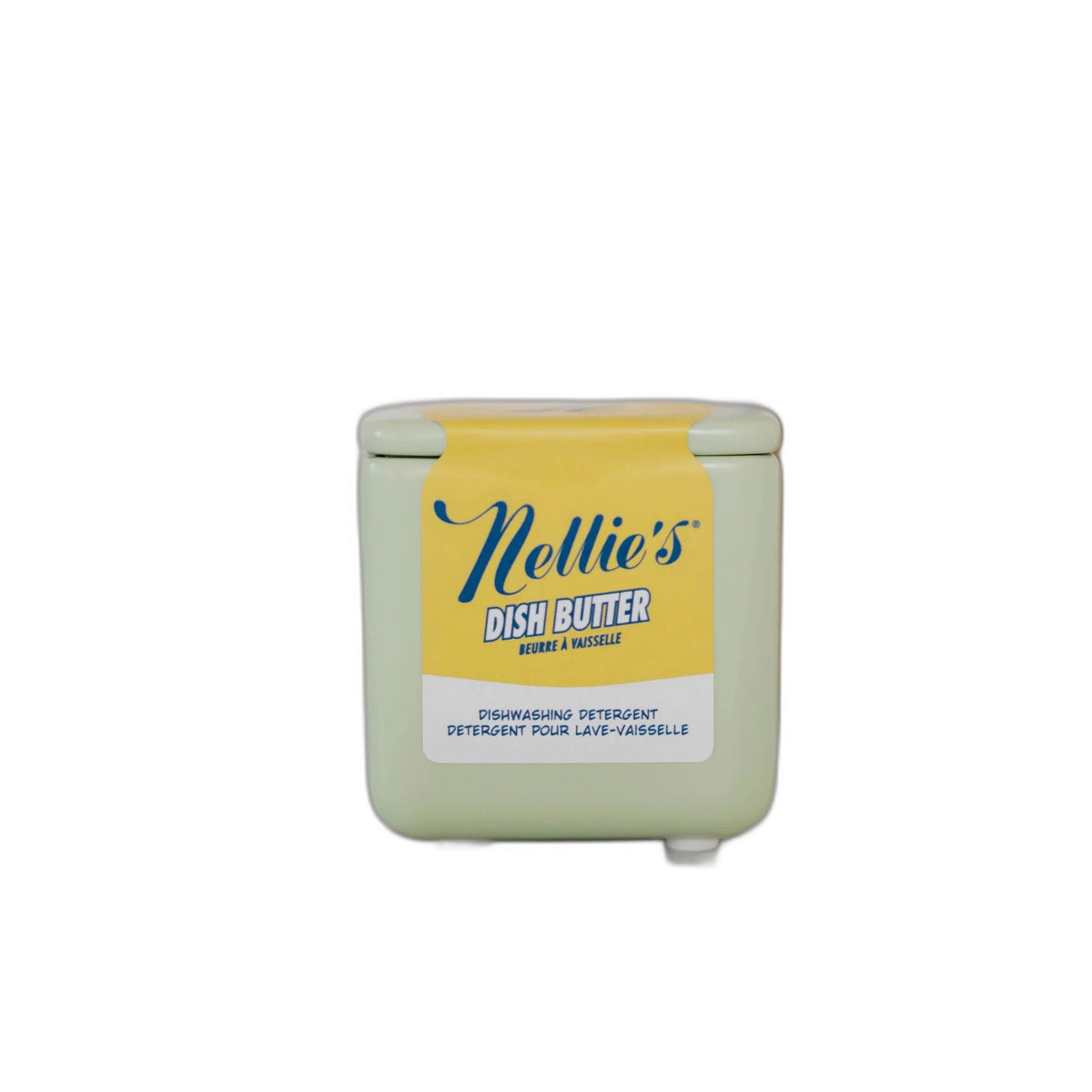 Nellie's Dish Butter, Green Ceramic Dish