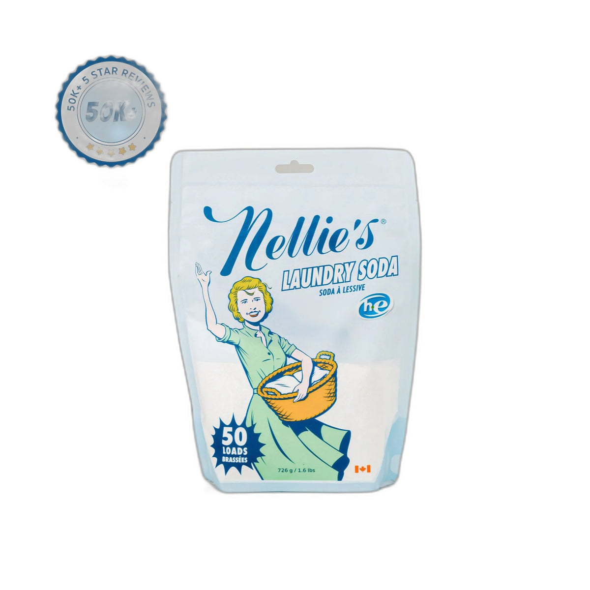 Nellie's Laundry Soda Bucket, 200 Loads