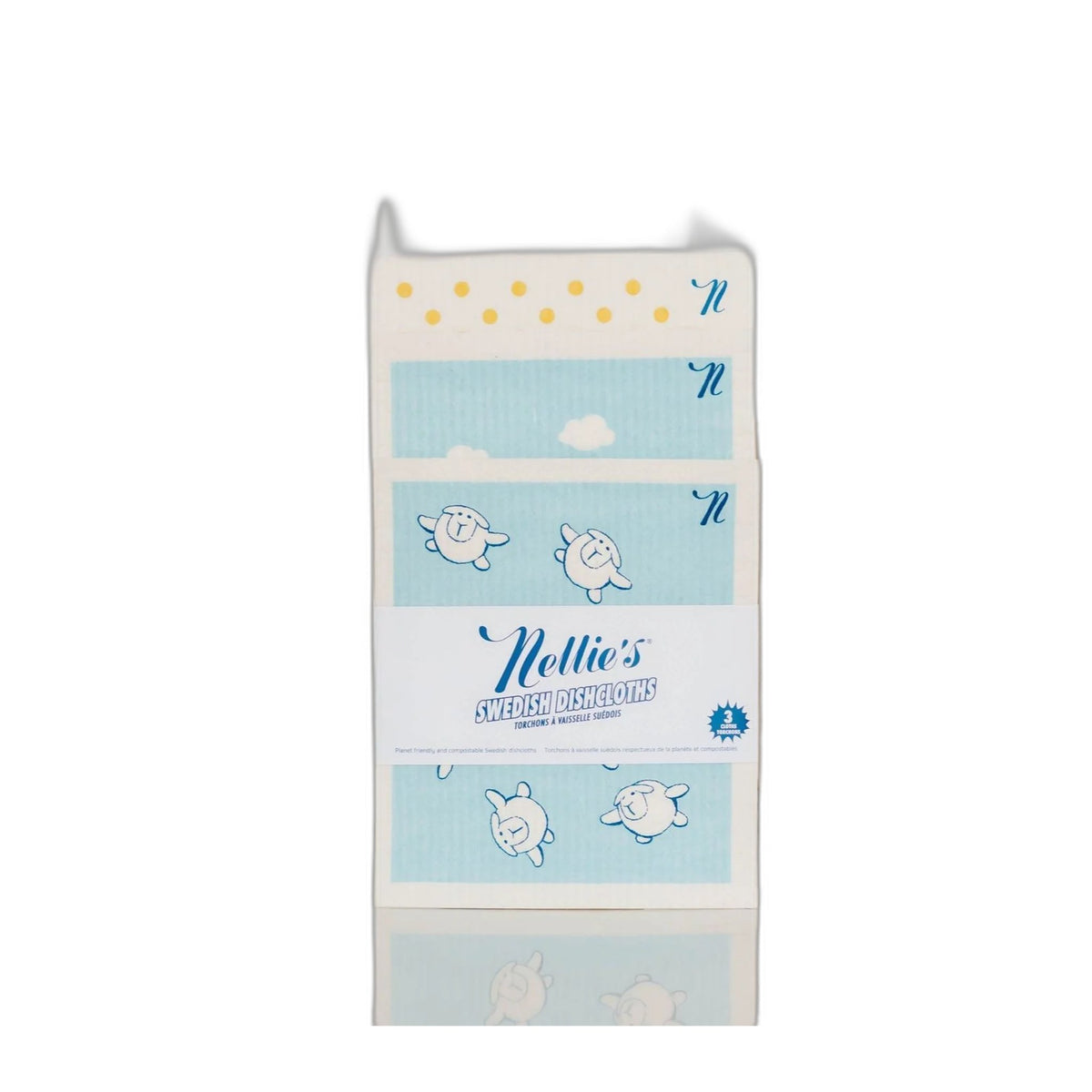Nellie's Swedish Dish Cloths 3-Pack, Spring
